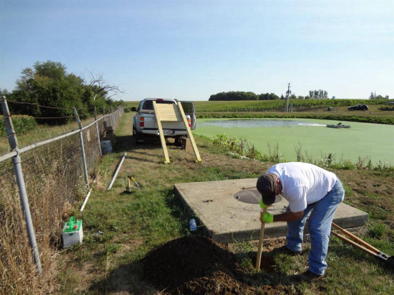 Newton, IA - Teledyne ISCO 4210 Ultrasonic Flow Meter, Solar Panel