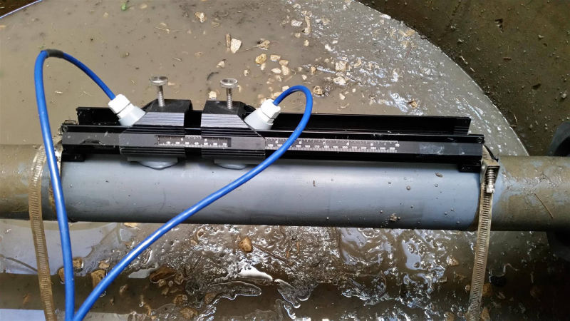 Storm Lake IA - Spirax Sarco UTM10 clamp on transit time flow meter