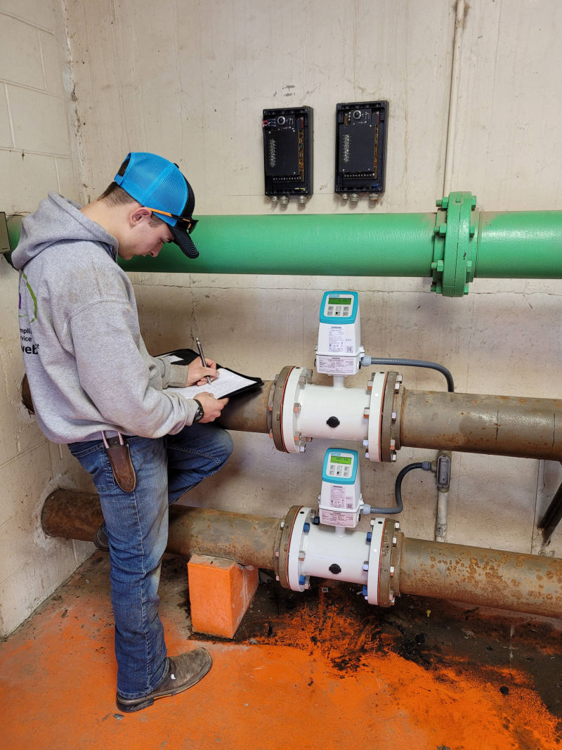 Blair NE - Replaced old magmeters with Siemens Sitrans F M Mag6000.