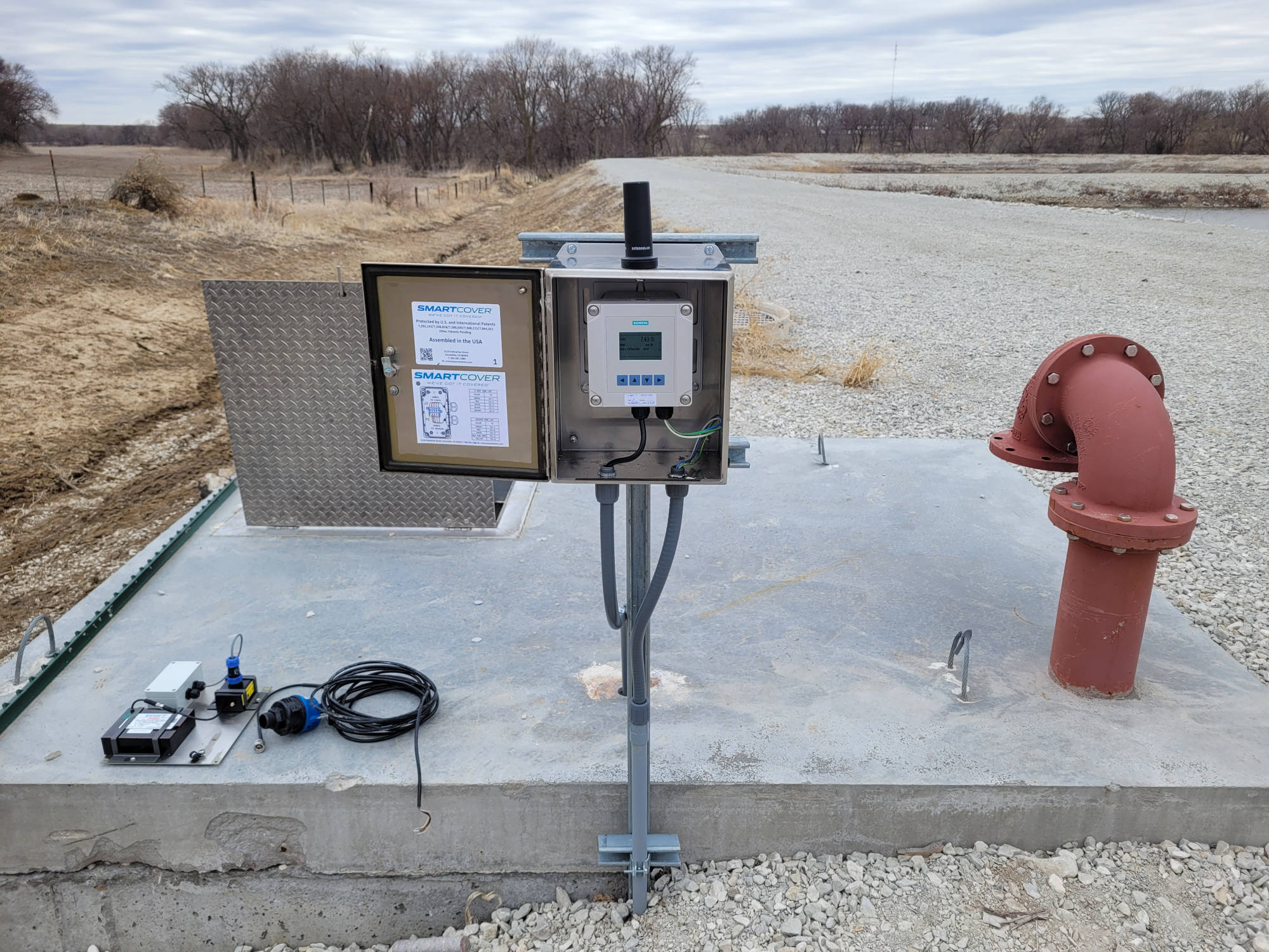 Lewis IA - Replaced old flowmeter with Siemens Sitrans LUT440.