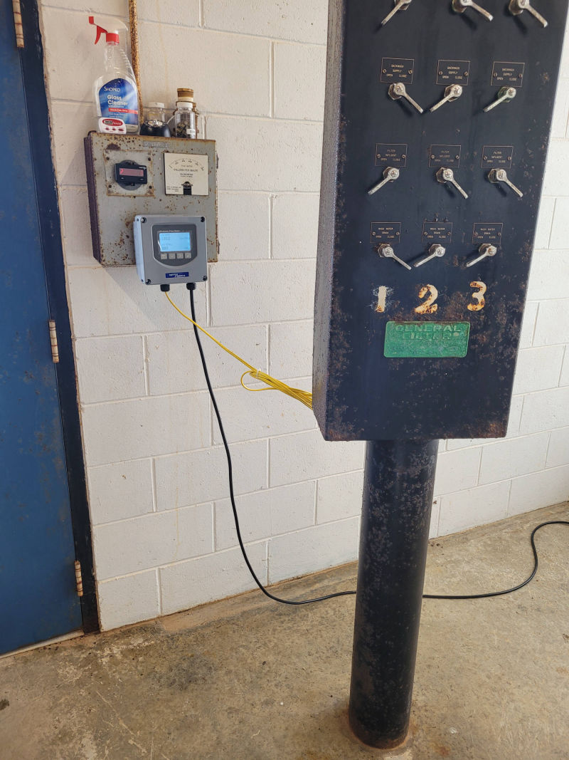 Albany, MO - Installed DEMO Spirax Sarco UTM20 Clamp-on Transit Time Flow Meter.