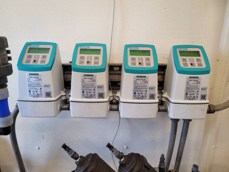 West Point NE - Replaced old magmeters with Siemens Sitrans FM MAG 5000 converter and Siemens Sitrans FM MAG 5100 W flow tubes