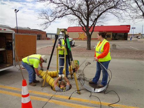 Sioux City, IA - Flow Study with Teledyne ISCO Laser Area Velocity Flow Meter