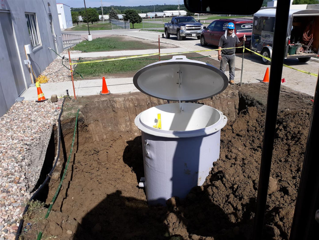 North Sioux City SD - Fiberglass Metering Manhole