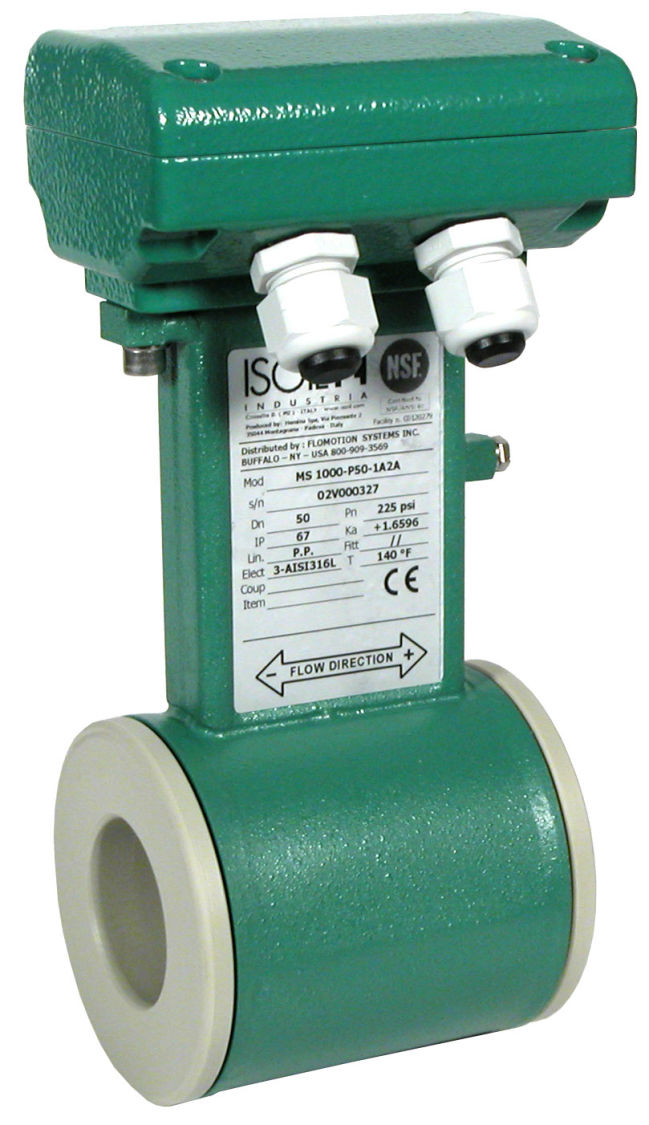 Flomotion ISOMAG MS1000 Electromagnetic Flow Sensor
