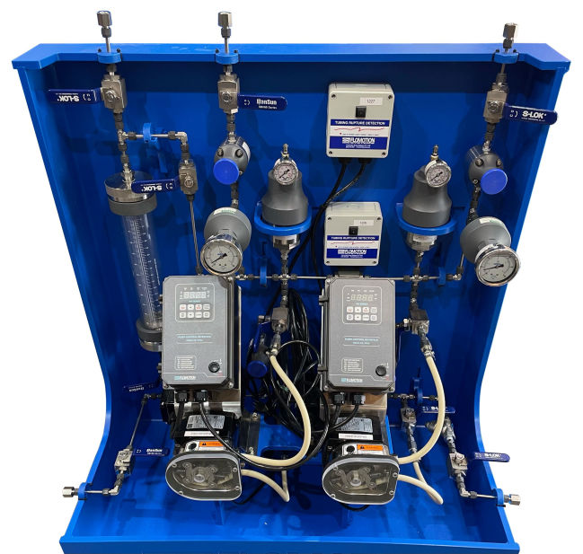 FLOMOTION FLOMOTION PP1H and PP2H SERIES PREPACKAGED CHEMICAL METERING SYSTEMS